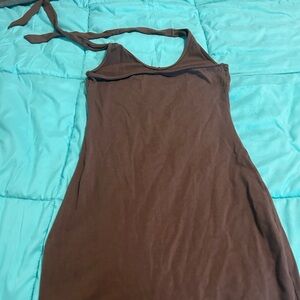 SO Brown Mini Dress